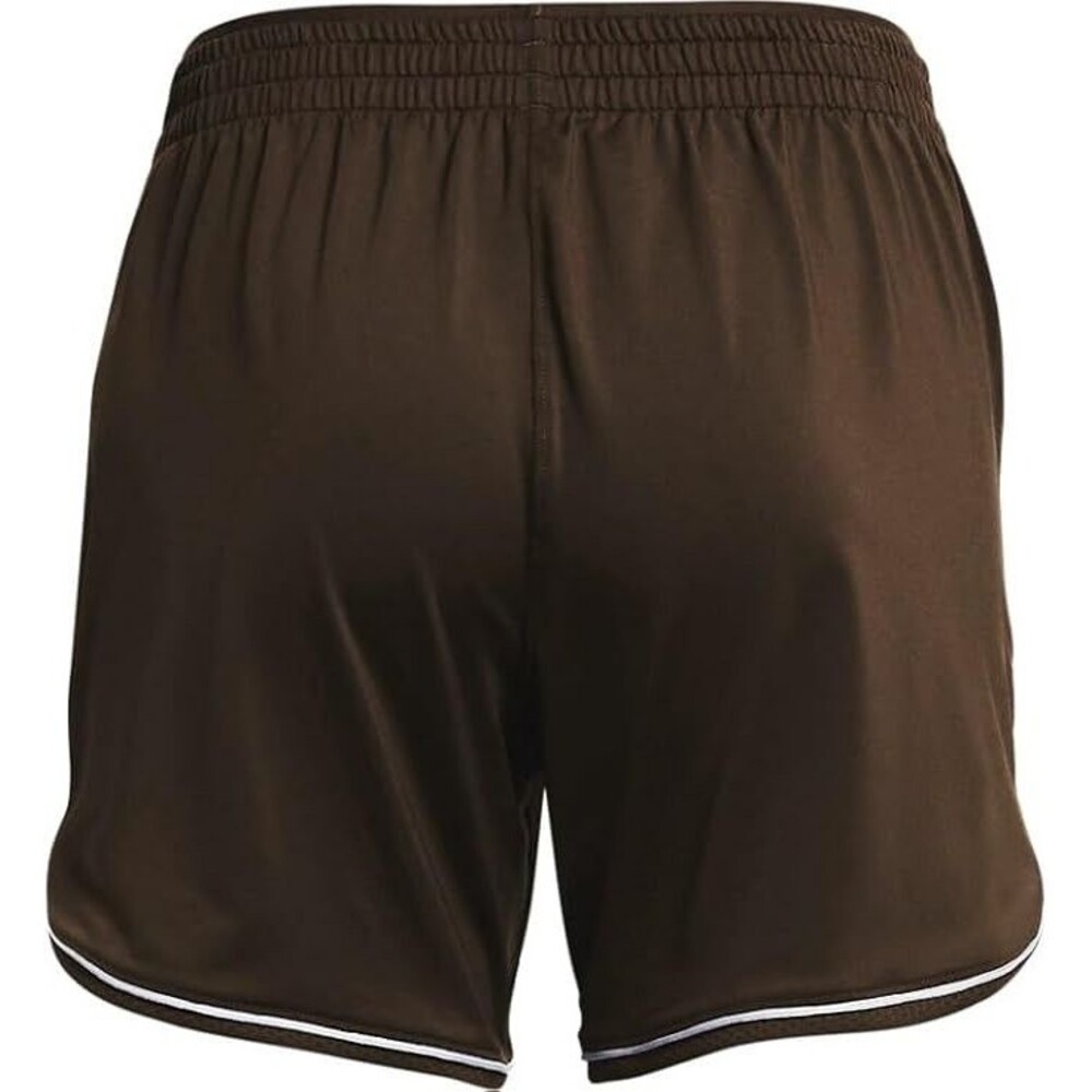 Under Armour Women's Knit Training Shorts Mid Length Size M Brown - Picture 3 of 11